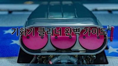 기화기 클리너 완벽 가이드
